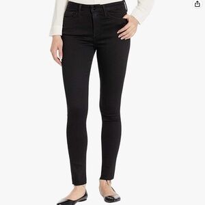 Sam Edelman ‘the stilleto’ Black Raw Hem High Rise Ankle Jeans